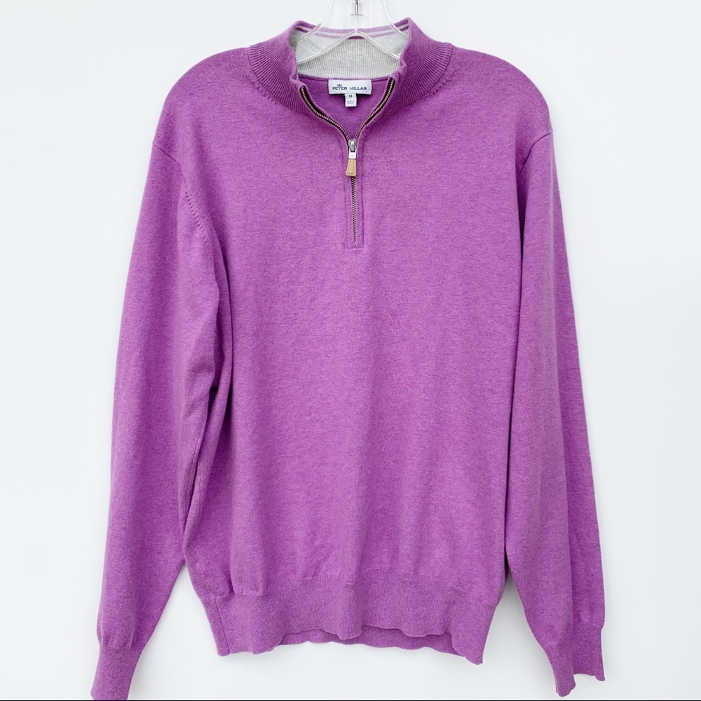 PETER MILLAR Quarter Zip Pullover Sweater